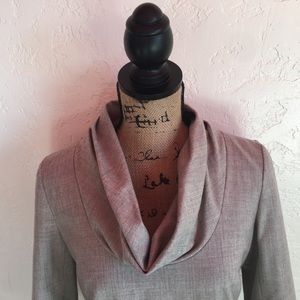 🌷J. Crew🌷 Wool Blend Cowl Neck 3/4 Sleeves Gray